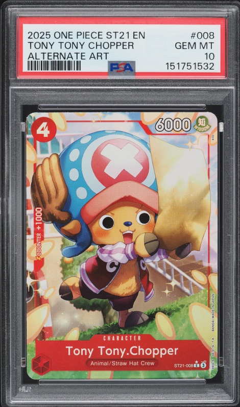 【CGC 10】チョッパー 25周年エディション C PSA10】プレミアムカードコレクション25周年 チョッパー - メルカリ