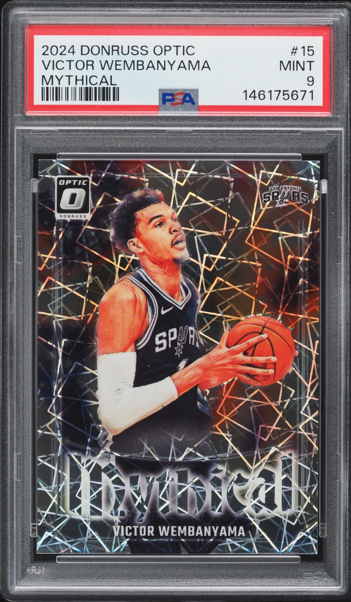 2024 Donruss Optic Mythical Victor Wembanyama #15 PSA 9 MINT