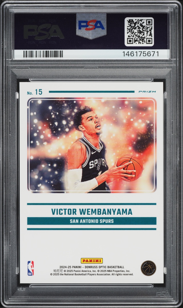 2024 Donruss Optic Mythical Victor Wembanyama #15 PSA 9 MINT