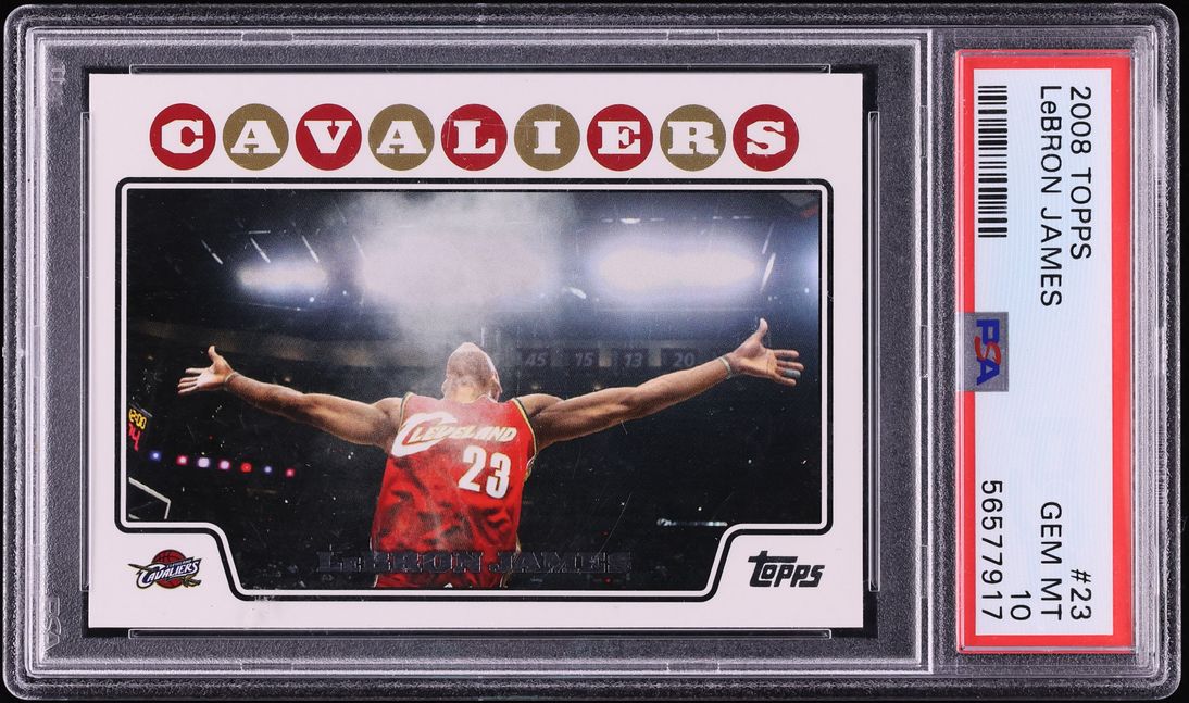 2008 Topps Basketball LeBron James #23 PSA 10 GEM MINT