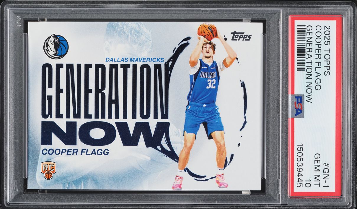 2025 Topps Generation Now Cooper Flagg ROOKIE #GN-1 PSA 10 GEM MINT