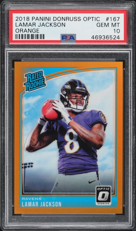 lamar jackson graded rookie card Amazon.com: Graded 2018 Panini Select Lamar Jackson #149 Premier Level  Rookie RC Football Card PSA 10 Gem Mint : Collectibles & Fine Art