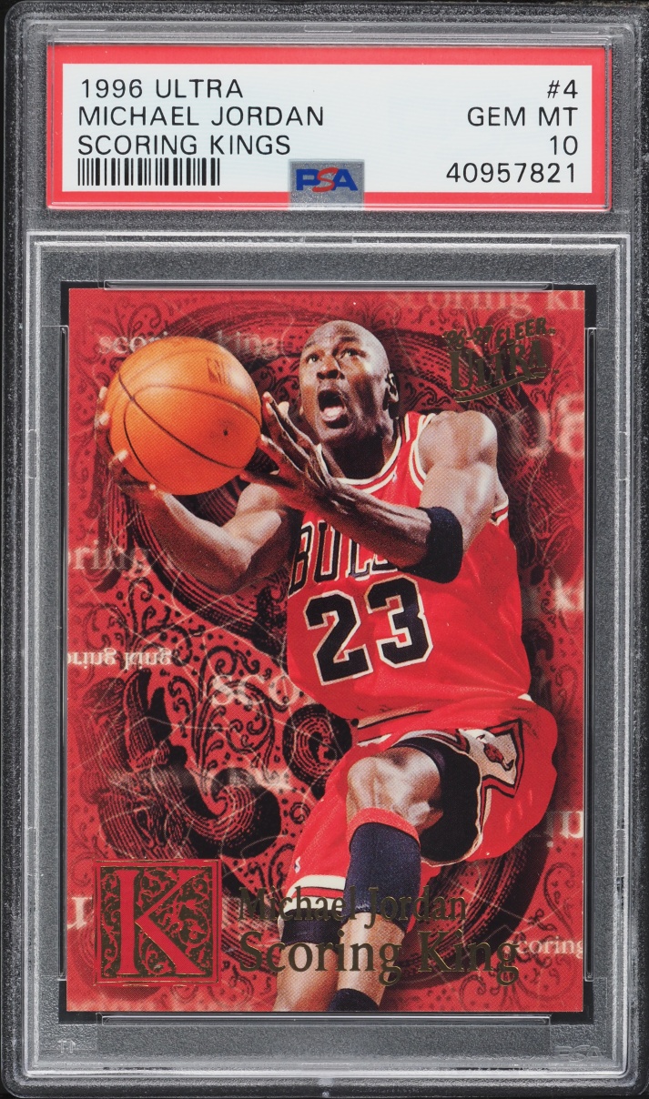 1996 Ultra Scoring Kings Michael Jordan #4 PSA 10 GEM MINT