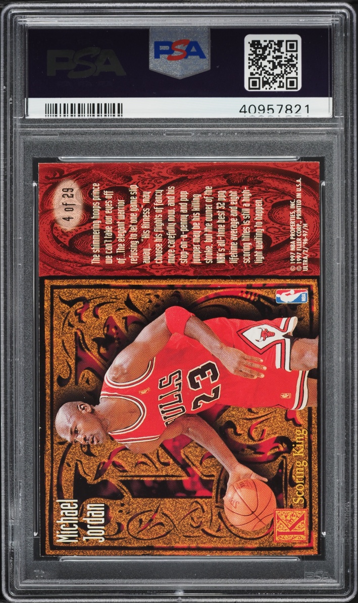1996 Ultra Scoring Kings Michael Jordan #4 PSA 10 GEM MINT