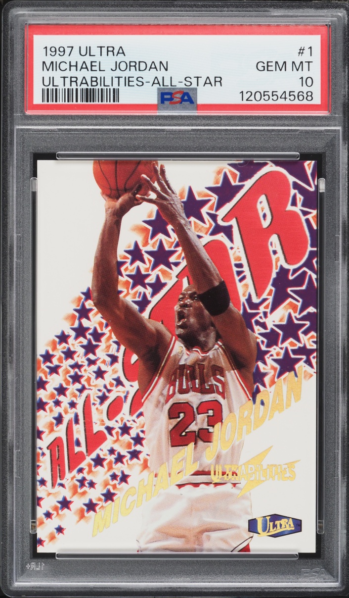 1997 Ultra Ultrabilities All-Star Michael Jordan #1 PSA 10 GEM MINT
