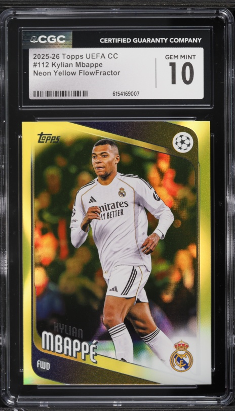 2025 Panini Prizm FIFA Club World Cup Color Blast Kylian Mbappe