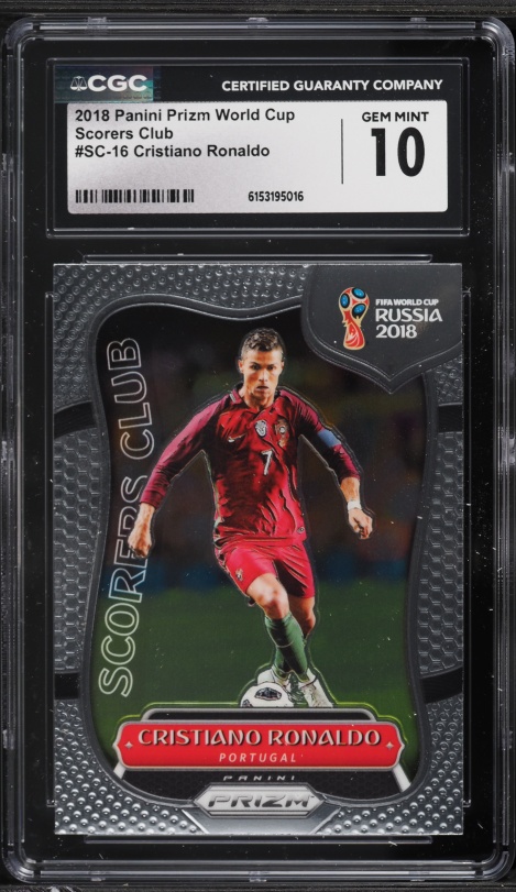 2018 Panini Prizm World Cup National Landmarks Mojo Cristiano