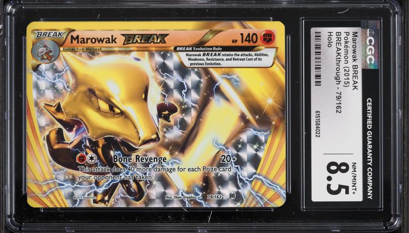 marowak break pokemon card 2015 Japanese XY Red Flash 1st Edition Holo #36 CGC 10 PRISTINE on Fanatics Collect *Discounts are not available on Single Trading Cards* 2010 Pokemon Heartgold & Soulsilver