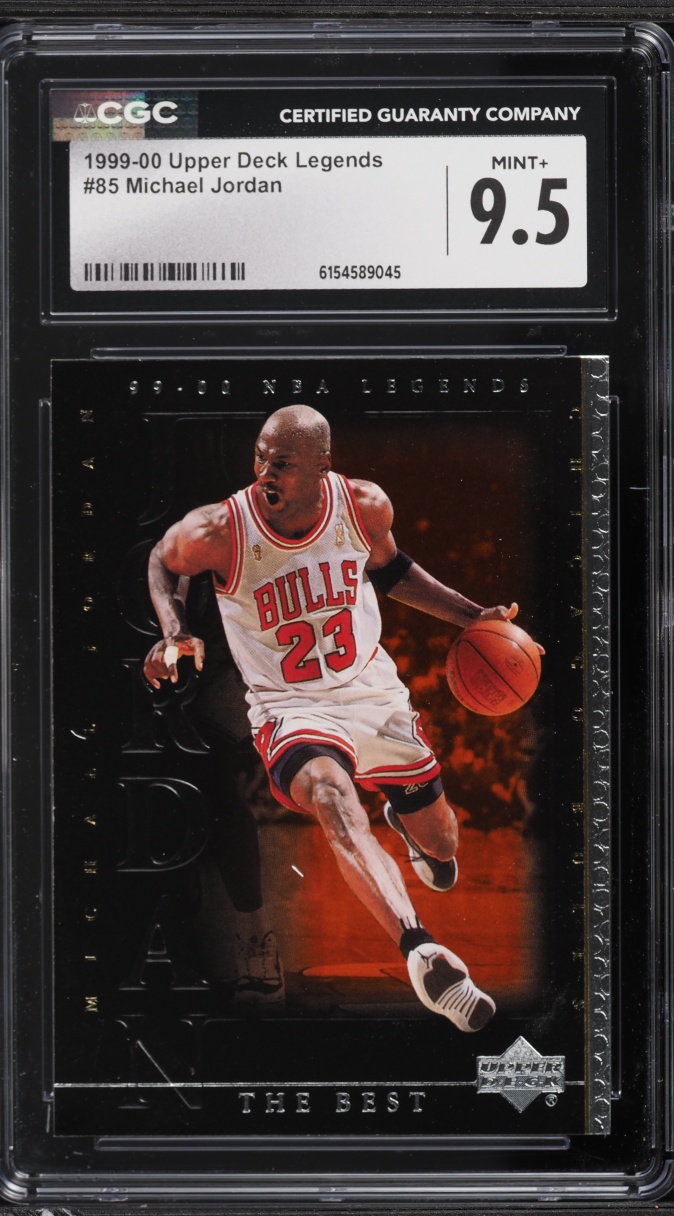 1999 Upper Deck Legends Michael Jordan #85 CGC 9.5 MINT+