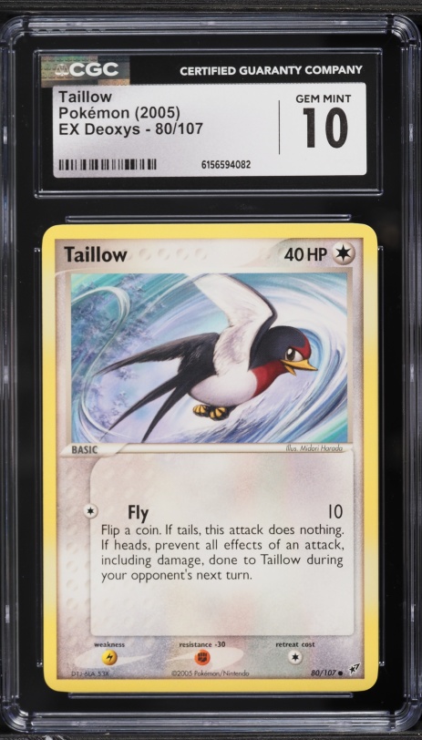 2015 Pokemon Japanese XY Promo P.M. Card Gym Promo Taillow #134 PSA 10 GEM MINT on Fanatics Collect 2015 Pokemon Japanese XY Promo P.M. Card Gym Promo Taillow #134 PSA 10 GEM MINT on Fanatics Collect