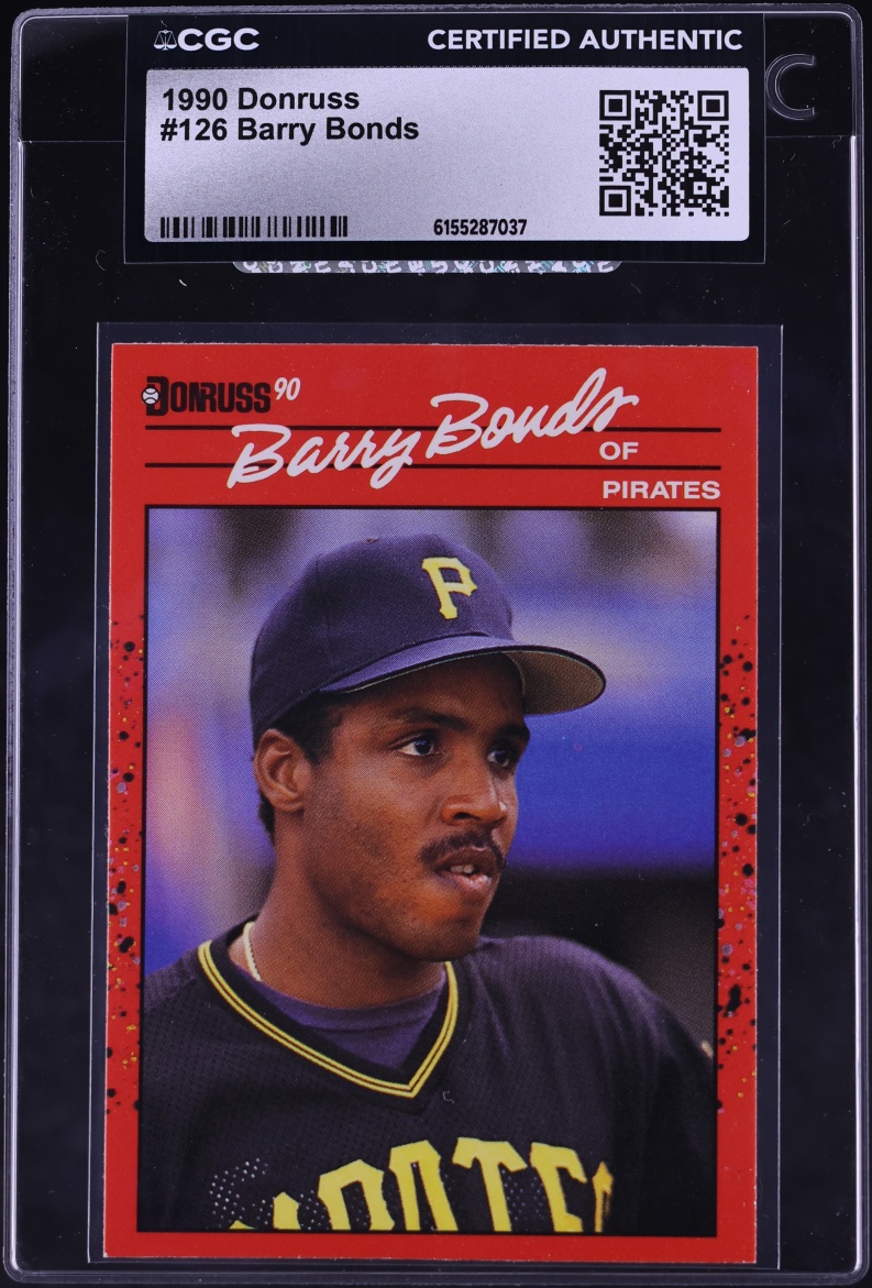 1990 Donruss Barry Bonds #126 CGC AUTH