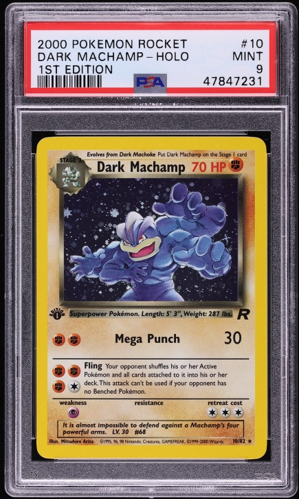 dark machoke pokemon card Dark Machoke 40/82 Team Rocket Pokemon Card