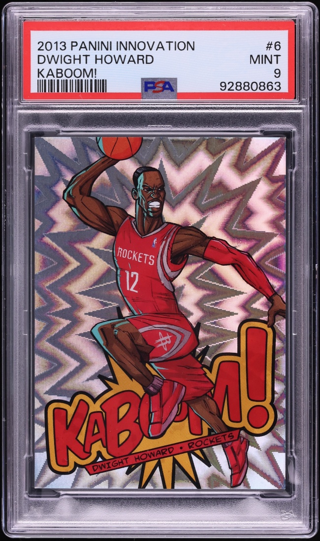 2013 Panini Innovation Kaboom Dwight Howard #6 PSA 9 MINT