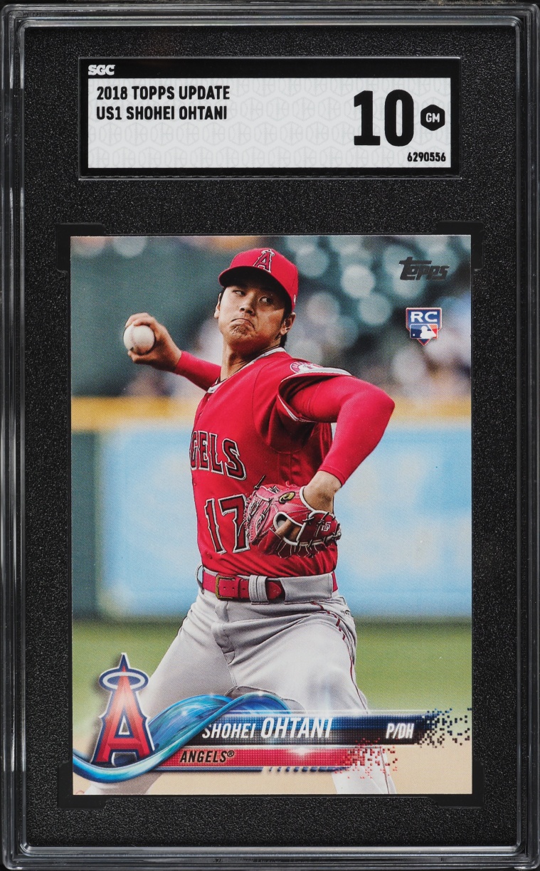 2018 Topps Update Shohei Ohtani ROOKIE #US1 SGC 10 GEM MINT