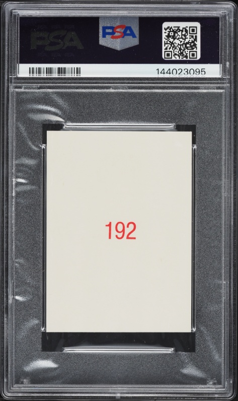 1990 Euroflash Calcioflash Paolo Maldini #192 PSA 8 NM-MT on