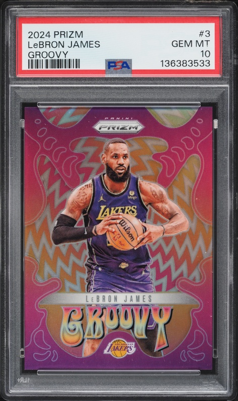 lebron james graded cards 2024 Topps Now Olympics LeBron James #4 Basketball Card