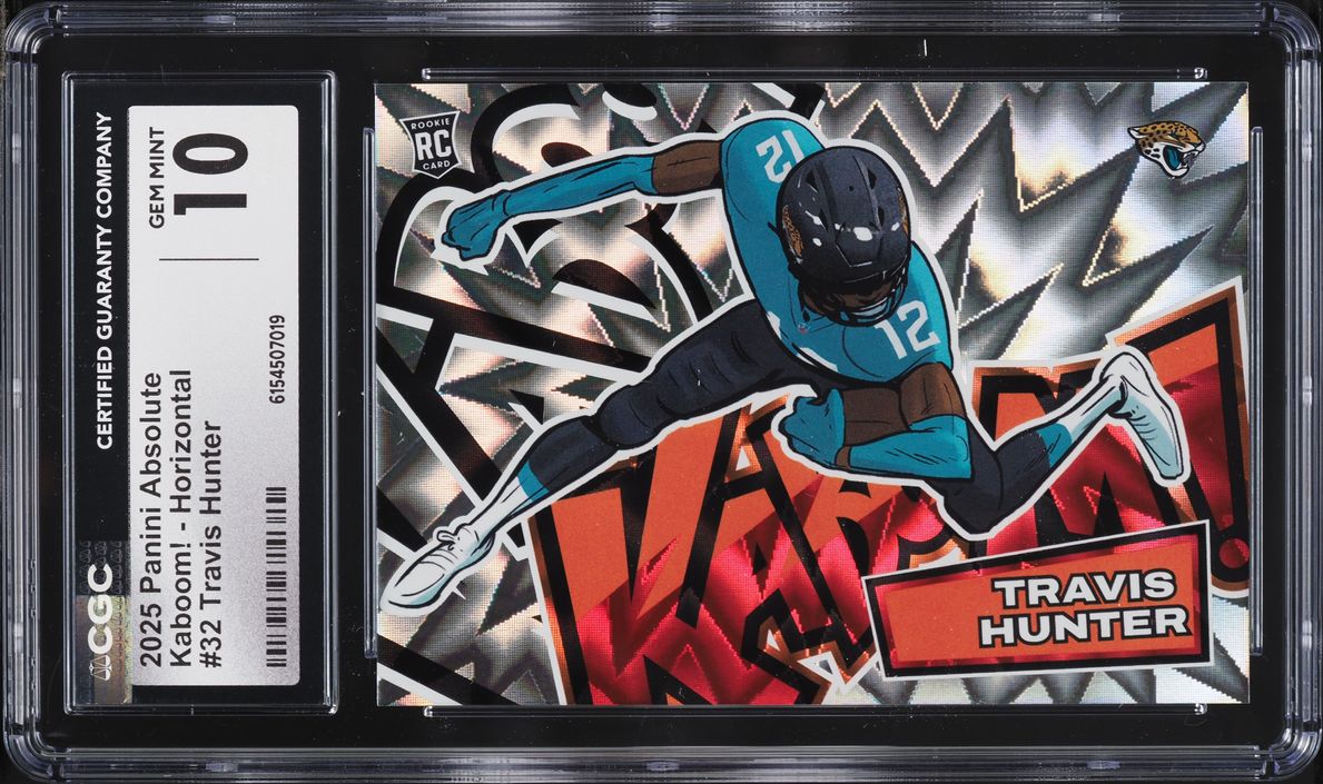 2025 Panini Absolute Kaboom! - Horizontal Travis Hunter ROOKIE #32 CGC 10 GEM MINT