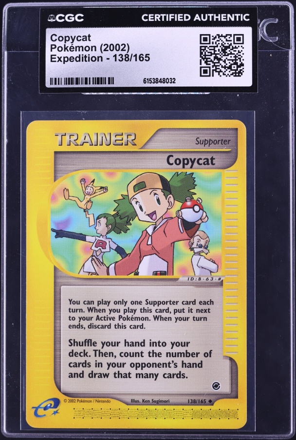 2002 Pokemon Expedition Copycat #138 CGC AUTH