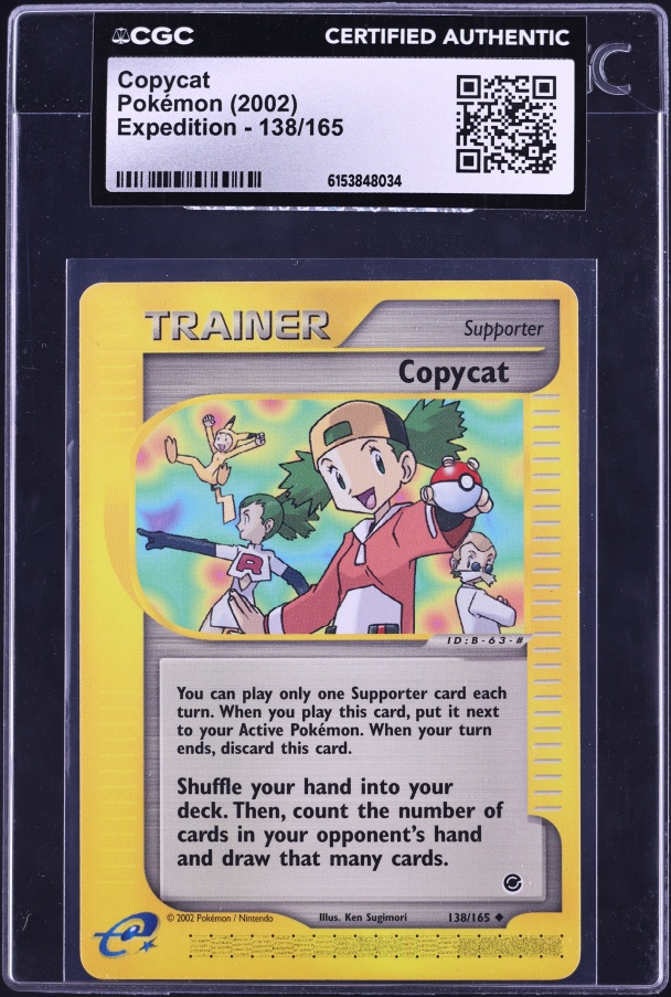 2002 Pokemon Expedition Copycat #138 CGC AUTH