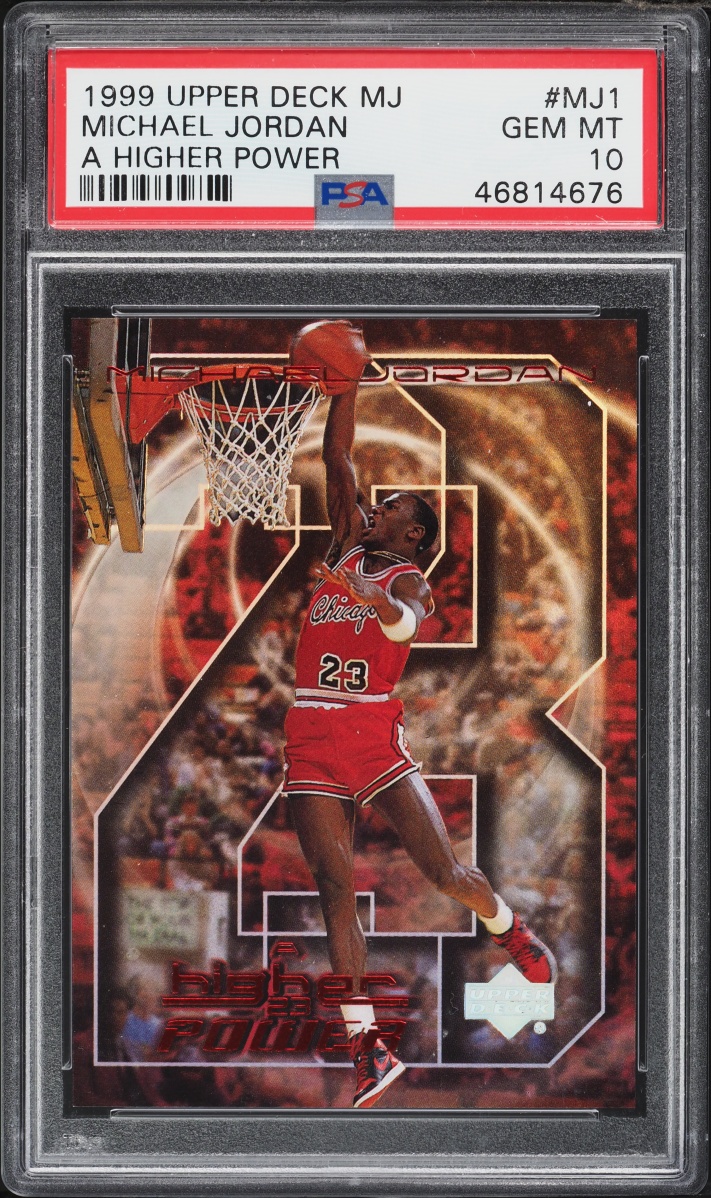 1999 Upper Deck MJ A Higher Power Michael Jordan #MJ1 PSA 10 GEM MINT