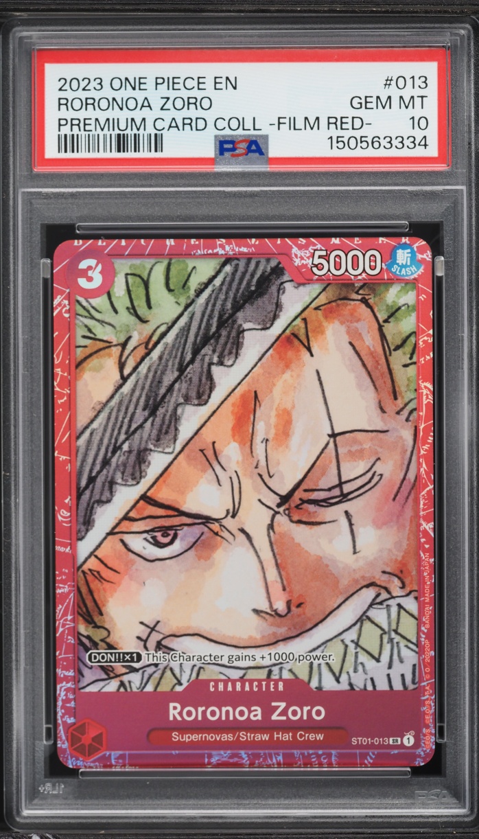 2023 One Piece Premium Collection Film Red SR Roronoa Zoro #ST01