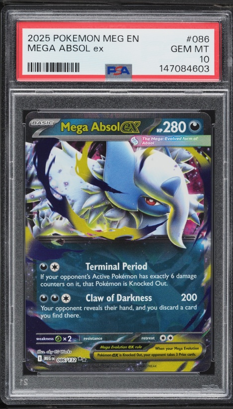 2025 Pokemon Japanese Mega Brave Special Art Rare Mega Absol Ex