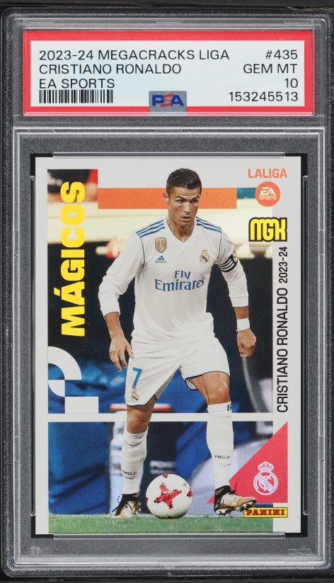 2009 Panini Real Madrid Cristiano Ronaldo #85 PSA 10 GEM MINT on