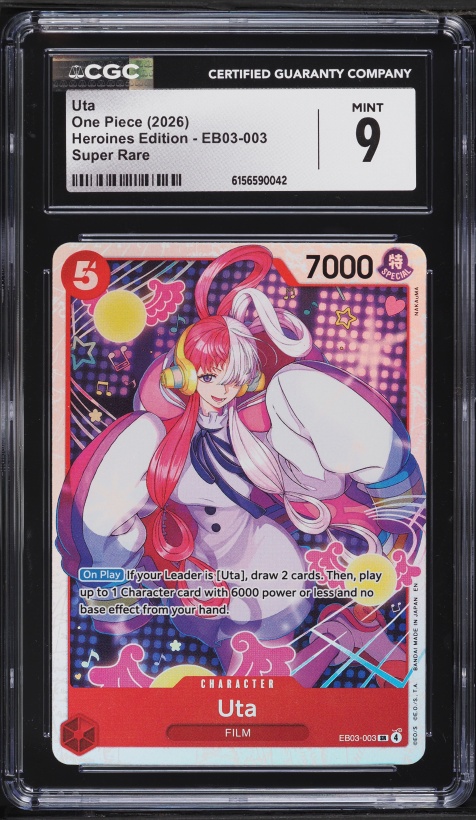 2025 One Piece Japanese Heroines Edition Manga Art Uta #EB03-061