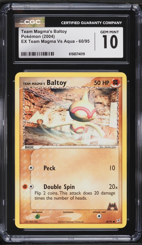 2004 Pokemon EX Hidden Legends Reverse Holo Baltoy #52 CGC 8 NM-MT on  Fanatics Collect