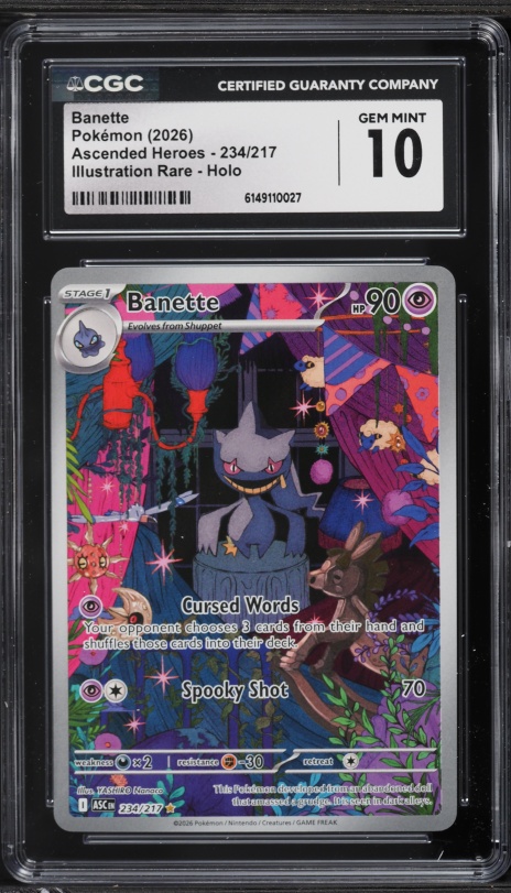 banette pokemon card value Pokmon Banette 073/196 Regular RARE Trick or Trade 2023 HP 100