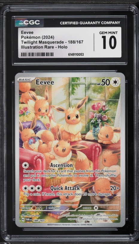 2025 Pokemon SV Promo Prismatic Evolutions ETB Full Art Eevee #173