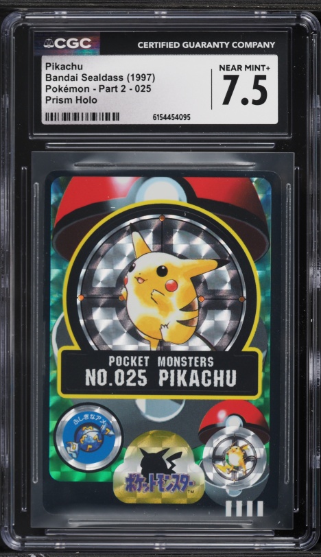 1997 Pokemon Japanese Topsun Holofoil Pikachu #25 PSA 10 GEM MINT