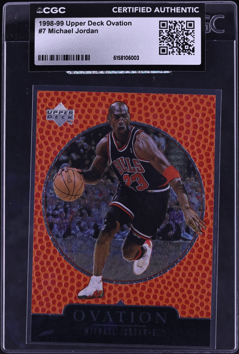 1998 Upper Deck Ovation Michael Jordan #7 CGC AUTH
