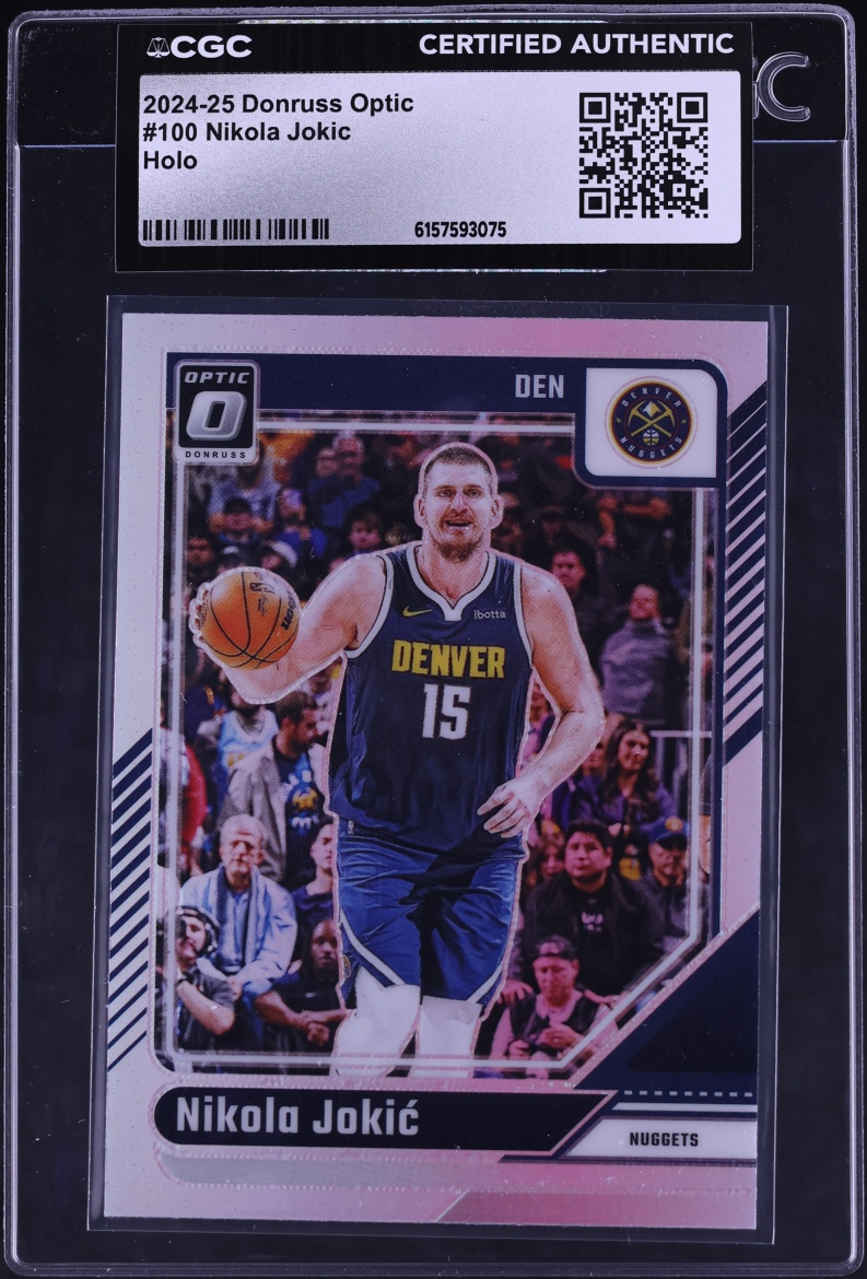2024 Donruss Optic Holo Nikola Jokic #100 CGC AUTH