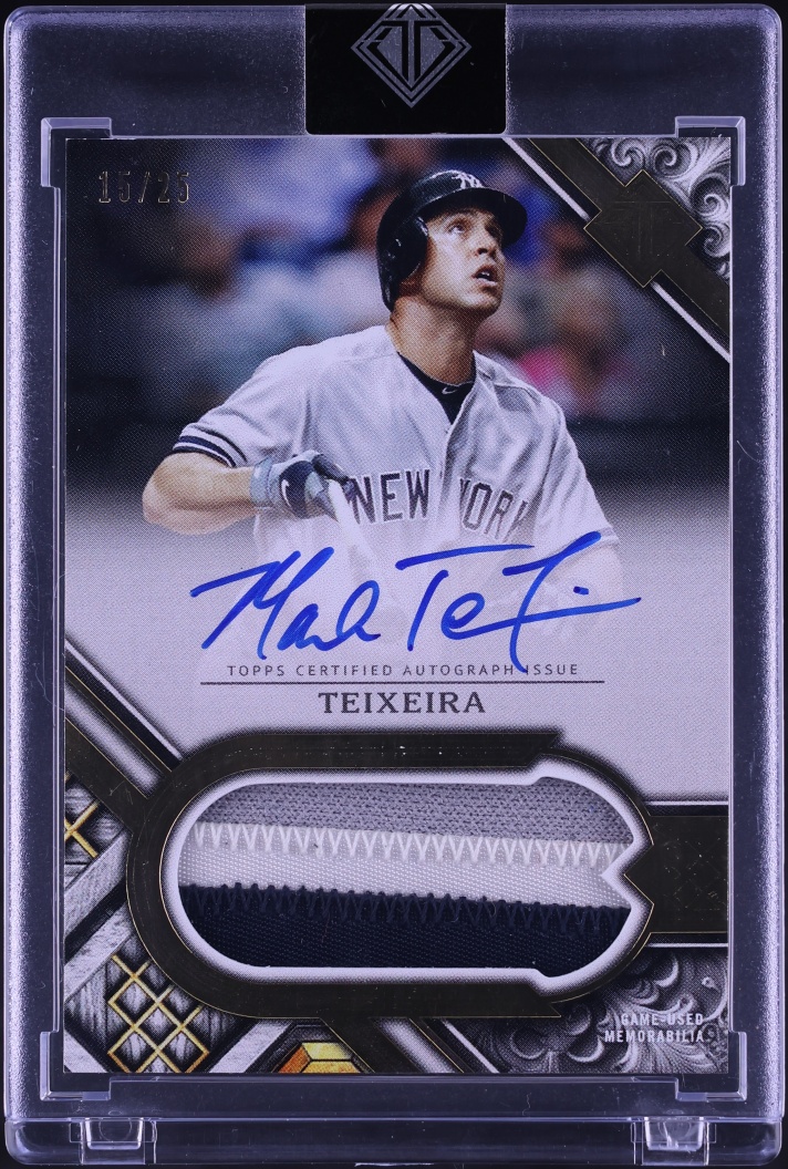 2025 Topps Transcendent Collection Mark Teixeira PATCH AUTO /25 #PCA-MTX