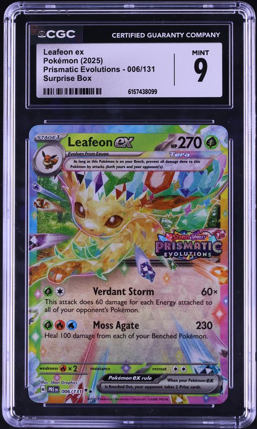 mega leafeon pokemon card Leafeon VMAX 8/203