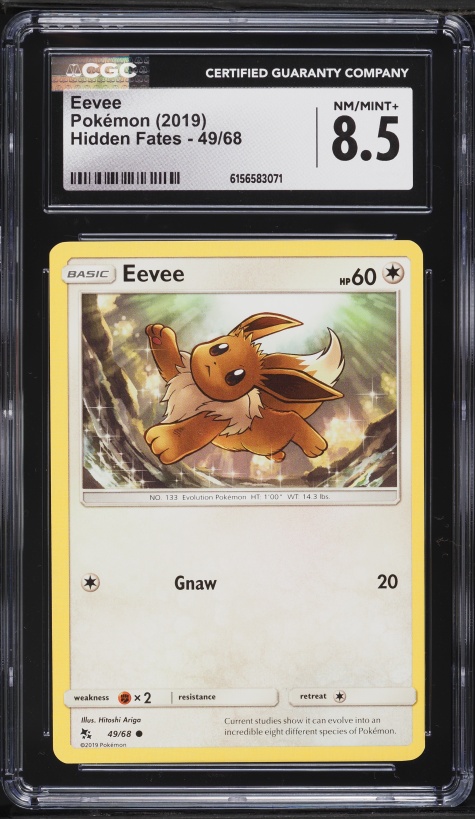 shiny eevee pokemon card value TCG: Pokemon GO Premium Collection draw a card Eevee - 105/150 - SM8b: