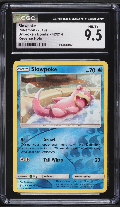 2019 Pokemon Japanese Playing Cards Old Maid Slowpoke CGC 10 PRISTINE on Fanatics Collect 2019 Pokemon Japanese Playing Cards Old Maid Slowpoke CGC 10 PRISTINE on Fanatics Collect