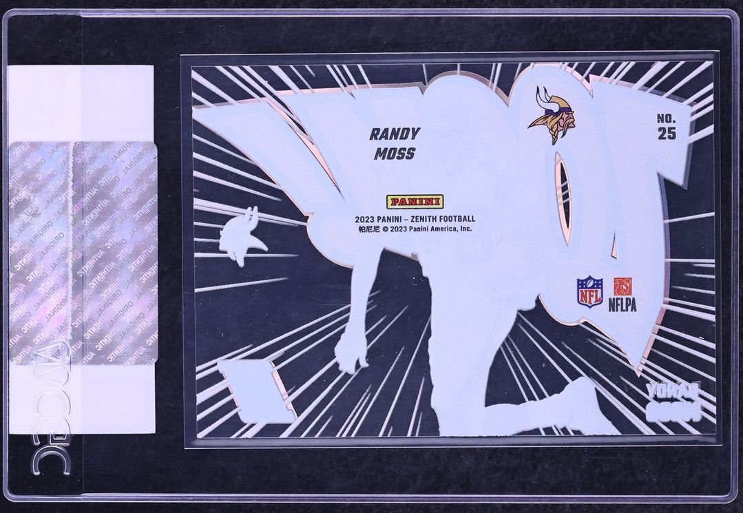 2023 Panini Zenith Zoom! Randy Moss #25 CGC AUTH