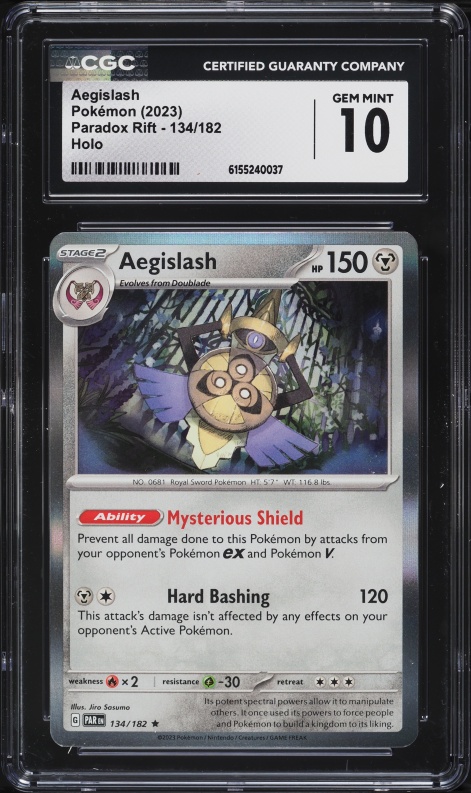 aegislash pokemon card price TCG - SV4M - 082/066 (SR) Ability Stance Change Once during your turn 2024 Pokemon Japanese SV Terastal