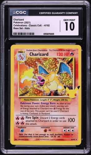 1995 Pokemon Japanese Topsun Blue Back No Number Charizard BGS 9.5
