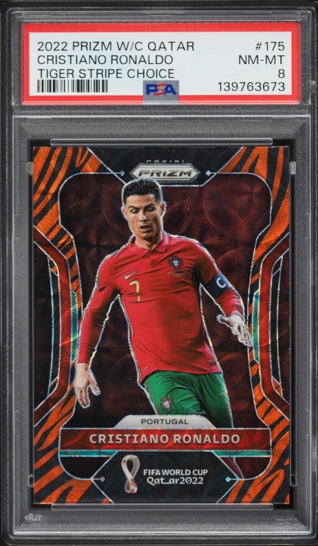 2022 Panini Prizm World Cup Qatar Red Cristiano Ronaldo /399 #175