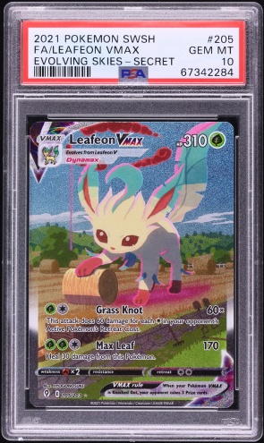 2021 Pokemon Japanese Sword & Shield Eevee Heroes Alt Art Leafeon