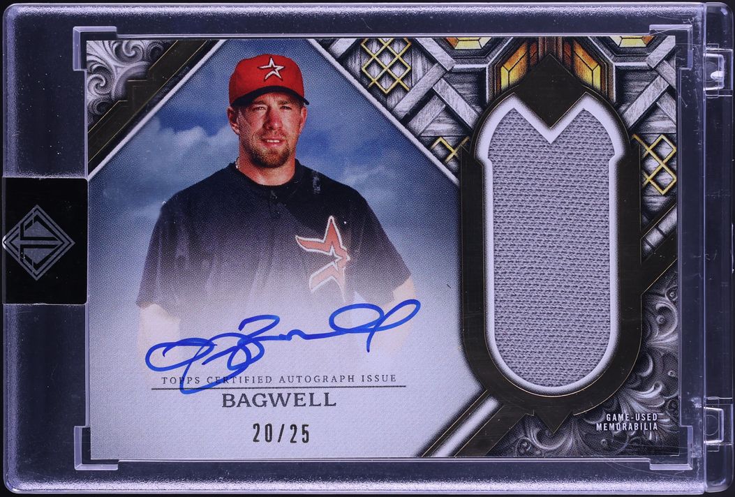 2025 Topps Transcendent Collection Jeff Bagwell PATCH AUTO /25 #TCAR-BAG