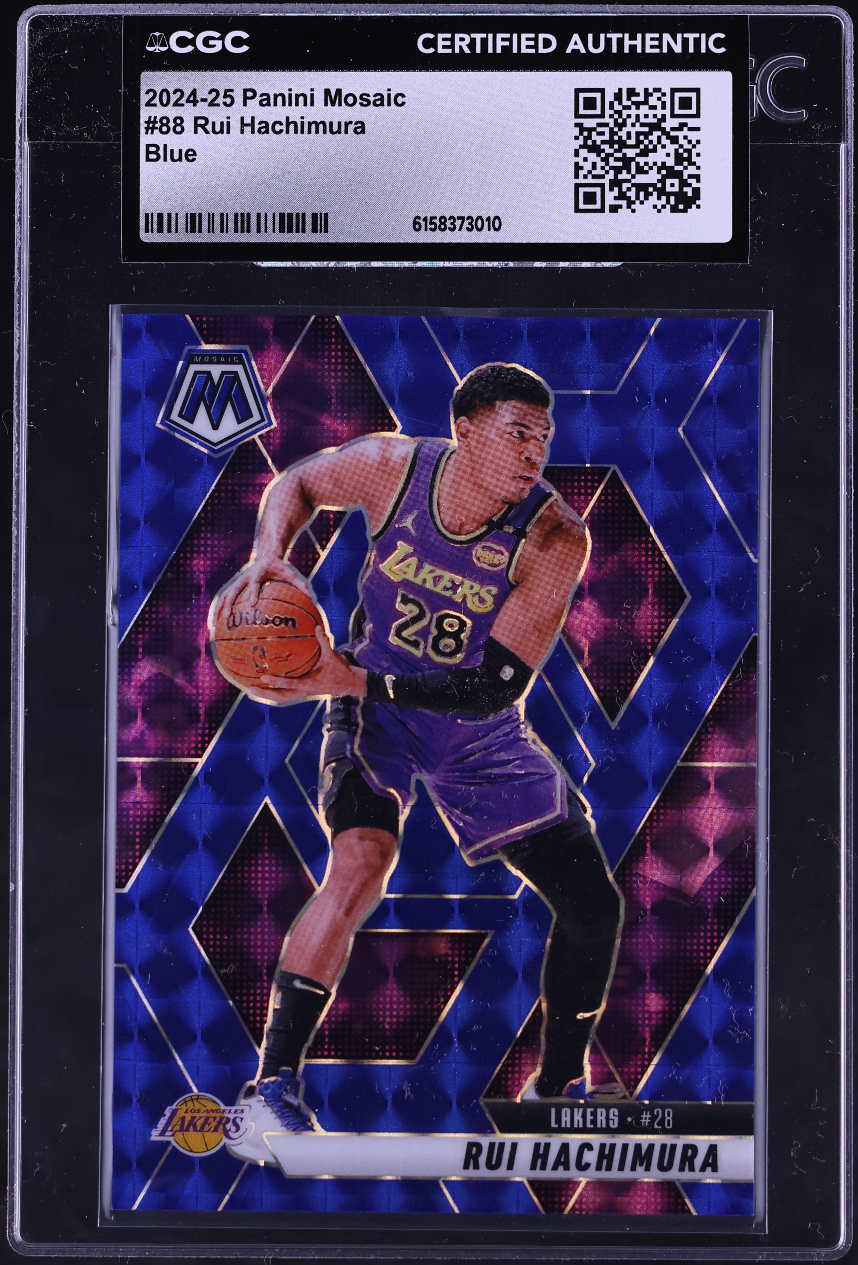 2024 Panini Mosaic Basketball Blue Rui Hachimura #88