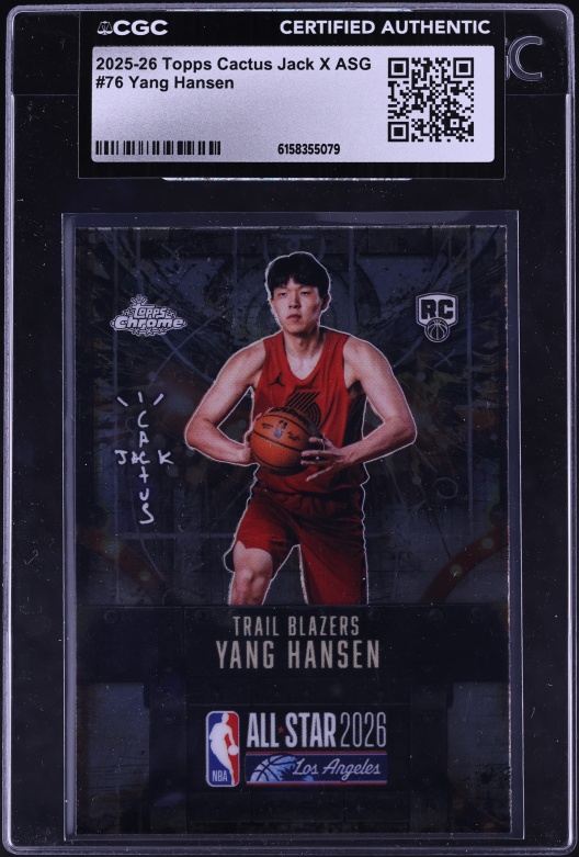 2025 Topps Chrome Cactus Jack X ASG LaMelo Ball #39 CGC AUTH on 