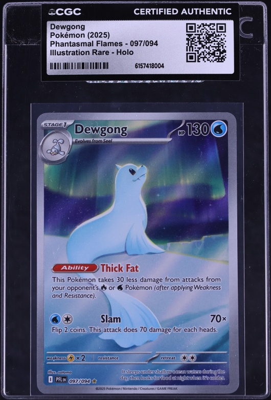 2025 Pokemon Japanese Mega Inferno X AR Dewgong #84 CGC 9 MINT on Fanatics  Collect