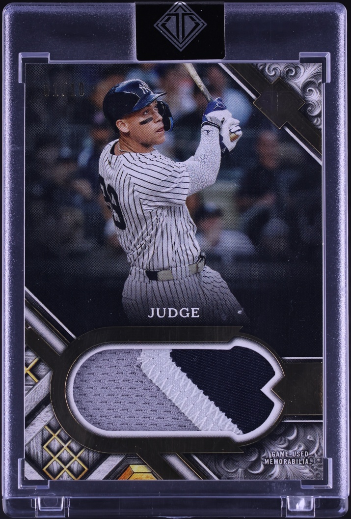 2025 Topps Transcendent Collection Aaron Judge PATCH 1/10 #TCP-AJ
