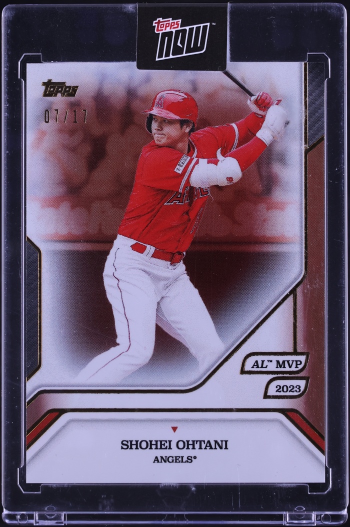 2025 Topps MLB MVP Collection Rose Gold Foil Shohei Ohtani /17 #11