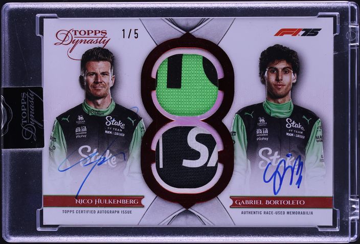 2025 Topps Dynasty Formula 1 F1 Red Nico Hulkenberg PATCH AUTO 2/2 